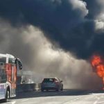 Pożar autobusu w Krakowie! [wideo]