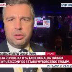 Michał Rachoń i Republika jako jedyni w sztabie Donalda Trumpa. A TVN szura po ulicy!